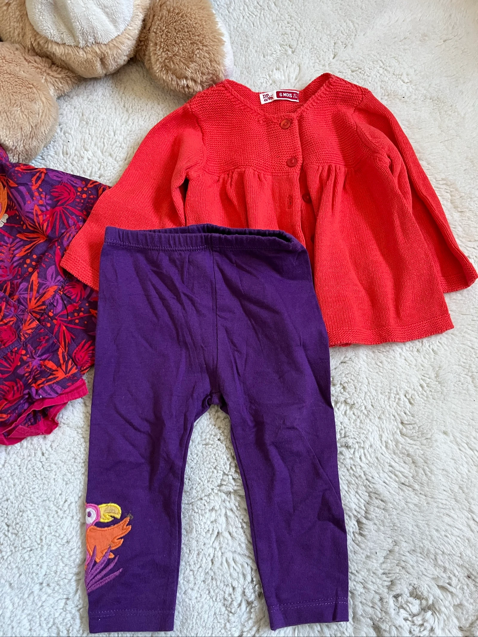 Ensemble bébé fille 6 mois DPAM – photo 3